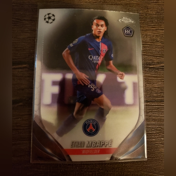 Topps Other - ⚽️ Topps Chrome Ethan Mbappe Card ⚽️